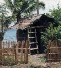 typical hut in Bohol